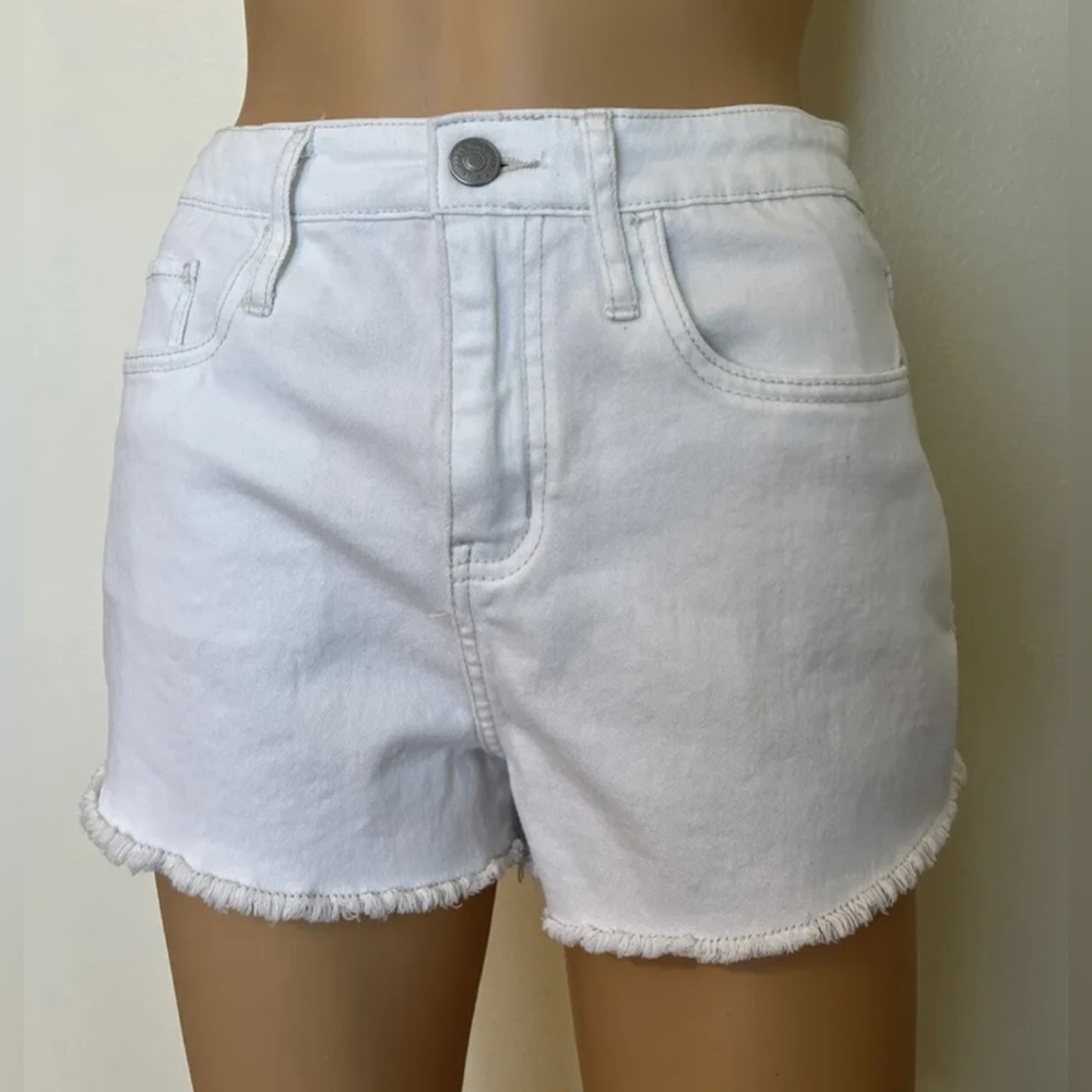 Wild Fable-White, Women's, Cut Off, High Waist, Spring/Summer Shorts. Size-6